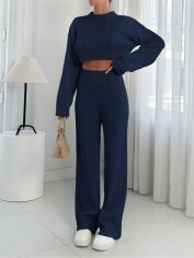 Акція на Костюм жіночий SHEIN GD-00194267 S Темно-синій від Rozetka