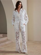 Акція на Костюм жіночий SHEIN GD-00204057 XL Білий від Rozetka