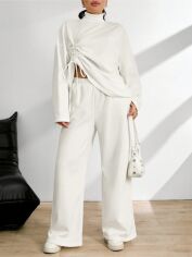 Акція на Костюм жіночий SHEIN GD-00220074 3XL Білий від Rozetka