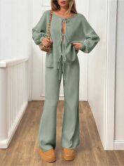 Акція на Костюм жіночий SHEIN GD-00194809 M М'ятний від Rozetka