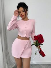 Акція на Костюм жіночий SHEIN GD-00221100 M Рожевий від Rozetka