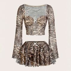 Акція на Костюм жіночий SHEIN GD-00223803 L Різнокольоровий від Rozetka