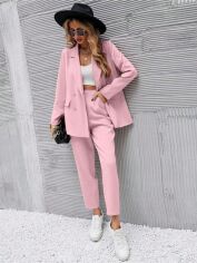 Акція на Костюм жіночий SHEIN GD-00217615 XS Рожевий від Rozetka