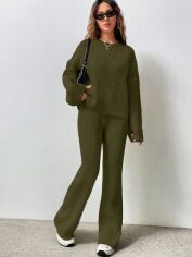 Акція на Костюм жіночий SHEIN GD-00194337 L Зелений від Rozetka