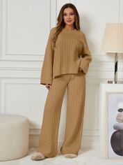 Акція на Костюм жіночий SHEIN GD-00221878 One Size Пісочний від Rozetka