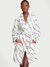 Акція на Халат жіночий теплий Victoria's Secret 26931171 XS/S Білий від Rozetka