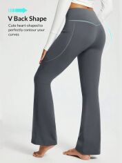 Акція на Спортивні штани теплі жіночі SHEIN GD-00211975 M Сірі від Rozetka