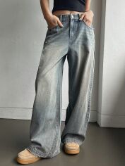 Акція на Джинси Baggy жіночі SHEIN GD-00210261 XL Блакитні від Rozetka