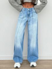 Акція на Джинси Baggy жіночі SHEIN GD-00195596 38 Сині від Rozetka