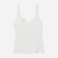 Акція на Топ жіночий H&M XAZ329696SIJJ L Білий від Rozetka