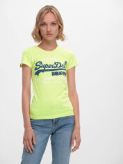 Акція на Футболка Superdry 9640.2 S Салатова від Rozetka