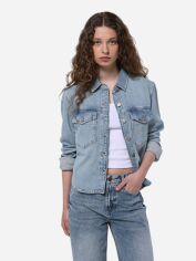 Акція на Сорочка джинсова жіноча Colin's CL1074972DN44337 S Tera Indigo Wash від Rozetka