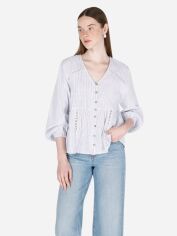 Акція на Блузка жіноча Colin's CL1073357WHT XS White від Rozetka