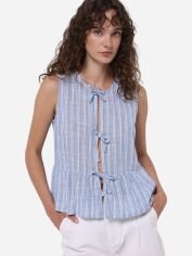 Акція на Блузка жіноча Colin's CL1074346BLE XS Blue від Rozetka