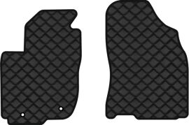 Акція на Килимки з екошкіри EVAtech ECO в салон авто передні для RAV4 (XA40) (open threshold) Restyling Toyota 2016-2018 4 покоління SUV EU Екошкіра чорна з чорною ниткою чорний кант від Rozetka