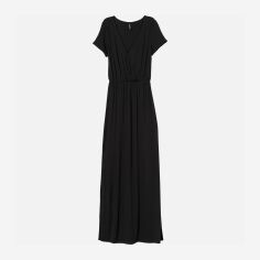 Акція на Плаття довге літнє жіноче H&M XAZ162039SJNQ 36 Чорне від Rozetka