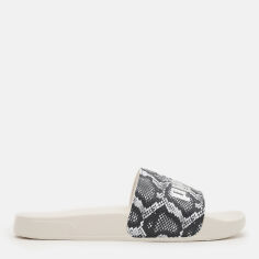Акція на Жіночі шльопанці для пляжу Puma Leadcat 2.0 Snake Chic 40068002 37 (4UK) 23 см Alpine Snow-Puma Aged Silver від Rozetka