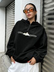 Акція на Худі жіноче SHEIN GD-00204008 L Чорне від Rozetka