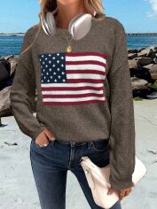 Акція на Джемпер жіночий SHEIN GD-00203074 XL Коричневий від Rozetka