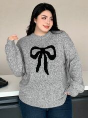 Акція на Джемпер жіночий SHEIN GD-00206090 4XL Сірий від Rozetka
