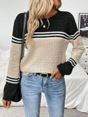 Акція на Джемпер жіночий SHEIN GD-00209189 L Чорний від Rozetka