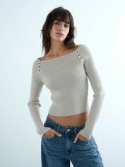 Акція на Джемпер жіночий SHEIN GD-00211935 S Сірий від Rozetka
