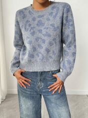 Акція на Джемпер жіночий SHEIN GD-00207487 M Синій від Rozetka