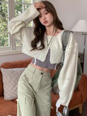 Акція на Джемпер жіночий SHEIN GD-00194346 L Білий від Rozetka