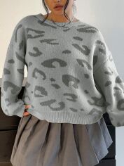 Акція на Джемпер жіночий SHEIN GD-00204327 2XL Сірий від Rozetka