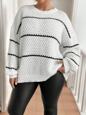 Акція на Джемпер жіночий SHEIN GD-00205794 US 22 Білий від Rozetka