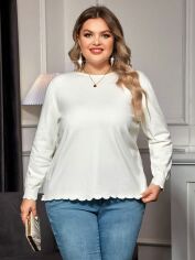 Акція на Джемпер жіночий SHEIN GD-00218914 2XL Білий від Rozetka