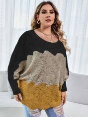 Акція на Джемпер жіночий SHEIN GD-00194130 3XL Різнокольоровий від Rozetka