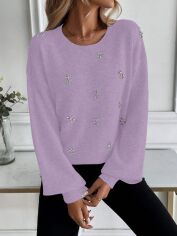 Акція на Джемпер жіночий SHEIN GD-00204957 S Фіолетовий від Rozetka