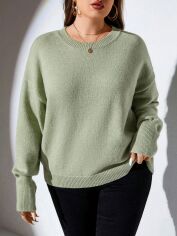 Акція на Джемпер жіночий SHEIN GD-00214689 1XL Зелений від Rozetka