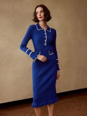 Акція на Сукня жіноча SHEIN GD-00218522 L Синя від Rozetka