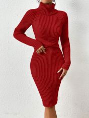 Акція на Сукня жіноча SHEIN GD-00203235 M Червона від Rozetka