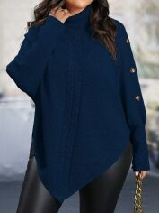 Акція на Светр жіночий SHEIN GD-00193282 1XL Синій від Rozetka
