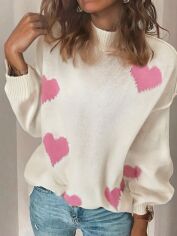 Акція на Светр жіночий SHEIN GD-00199289 S Бежевий від Rozetka