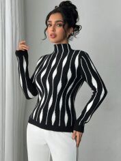 Акція на Светр жіночий SHEIN GD-00204075 S Чорний від Rozetka