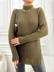 Акція на Светр жіночий SHEIN GD-00194800 S Коричневий від Rozetka