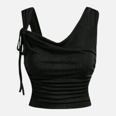 Акція на Топ жіночий SHEIN GD-00225932 3XL Чорний від Rozetka