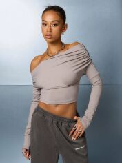 Акція на Топ жіночий SHEIN GD-00212185 S Сірий від Rozetka