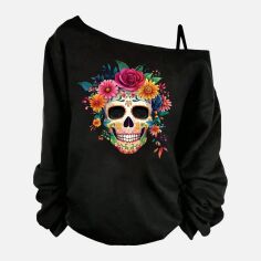 Акція на Лонгслів жіночий SHEIN GD-00225192 4XL Чорний від Rozetka