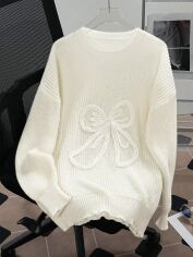 Акція на Джемпер жіночий SHEIN GD-00202597 M Кремовий від Rozetka