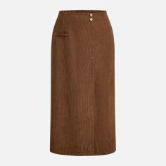 Акція на Спідниця жіноча SHEIN GD-00204675 3XL Коричнева від Rozetka