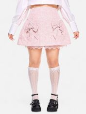 Акція на Спідниця жіноча SHEIN GD-00205139 3XL Рожева від Rozetka