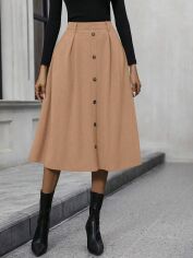 Акція на Спідниця жіноча SHEIN GD-00202464 L Коричнева від Rozetka