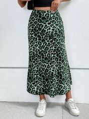 Акція на Спідниця жіноча SHEIN GD-00218647 XL Зелена від Rozetka