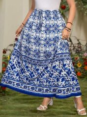 Акція на Спідниця жіноча SHEIN GD-00226800 3XL Різнокольорова від Rozetka