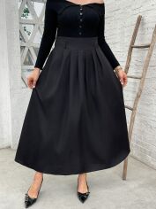 Акція на Спідниця жіноча SHEIN GD-00208993 2XL Чорна від Rozetka